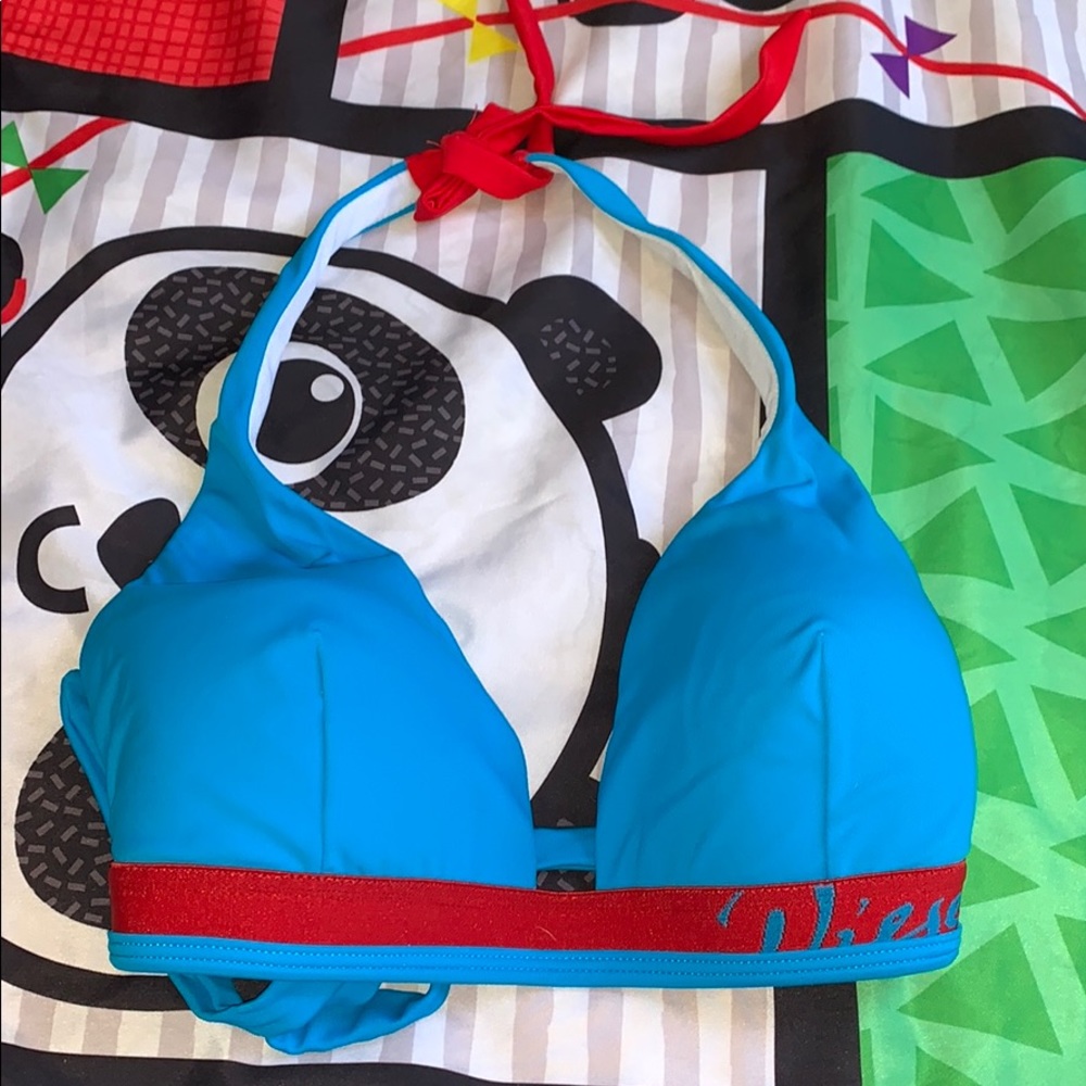 2 diesel bathing suit tops